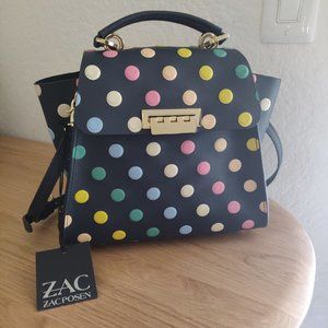 NWOT Zac Posen Polka Dot Eartha Top Handle Convertible Backpack